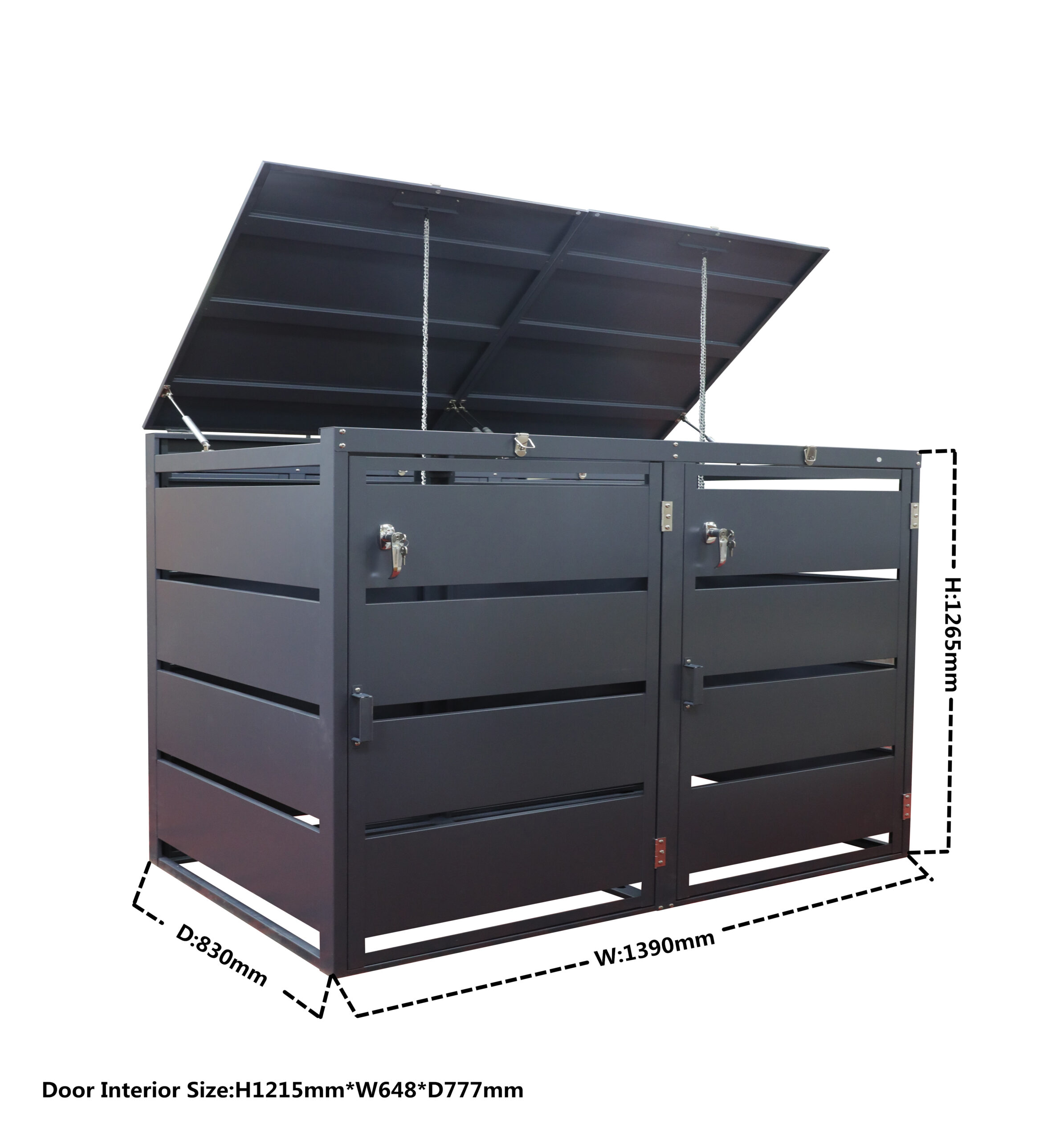 Smetarnik Classic, 2x240L - slika 2