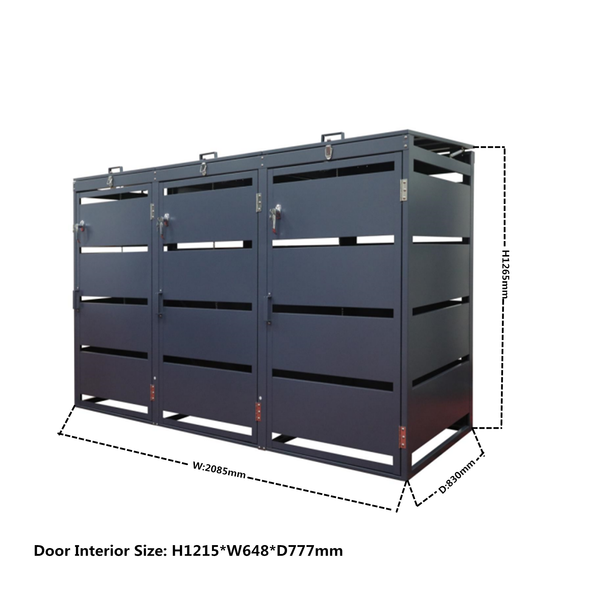 Smetarnik Classic, 3x240L - slika 2
