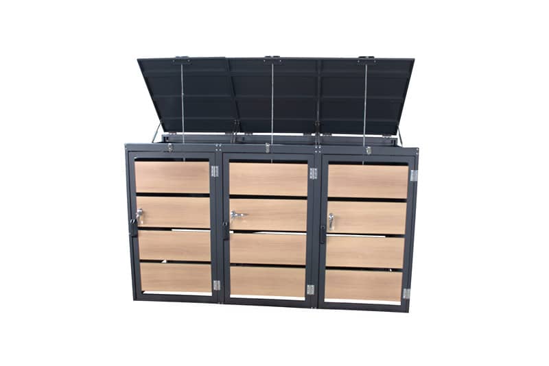 Smetarnik Wood, 3x240L - slika 3
