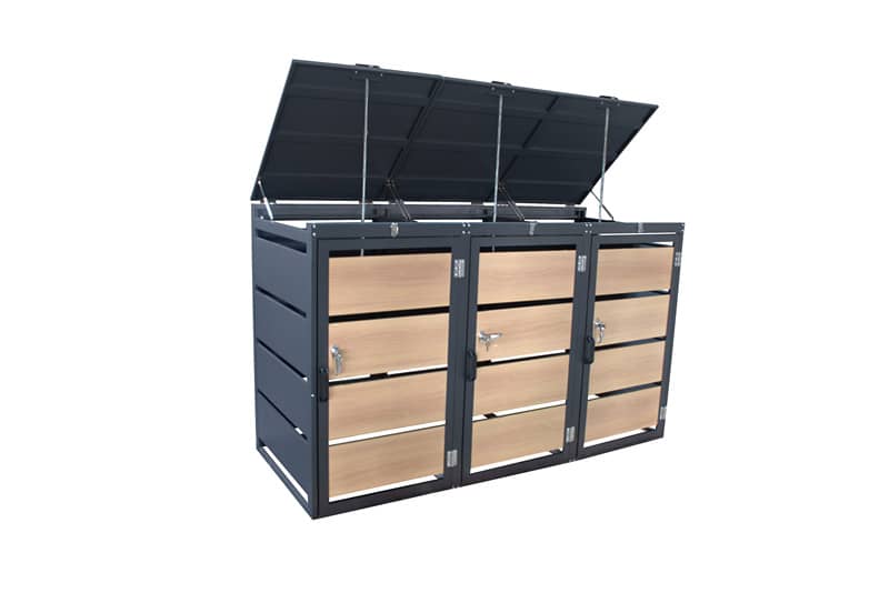 Smetarnik Wood, 3x240L - slika 4