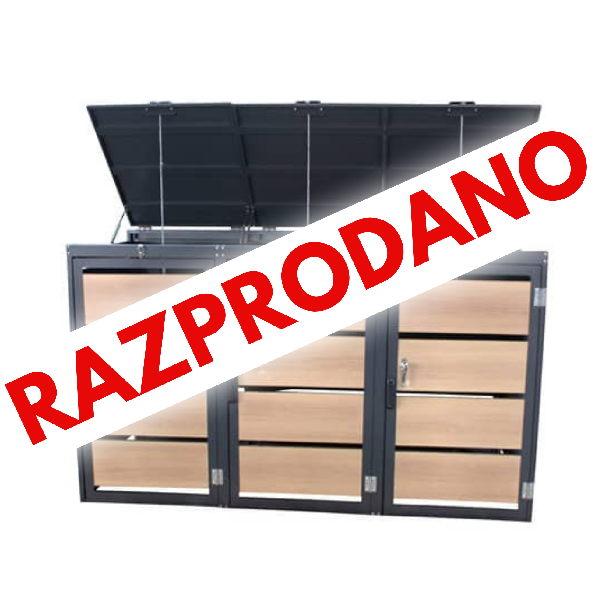 Smetarnik Wood, 3x120L
